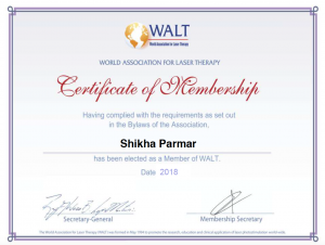 WALT Member Cert 2018