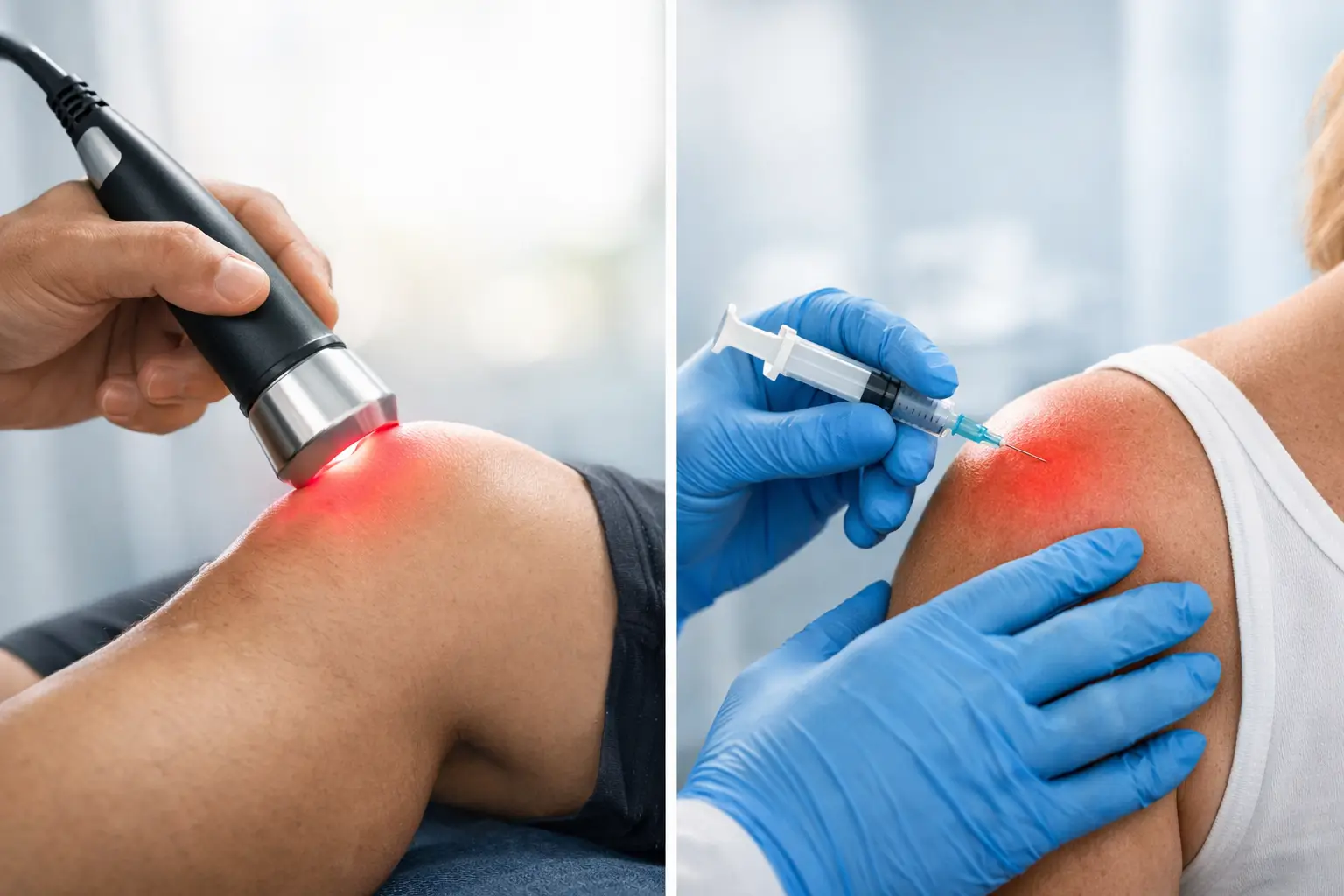 PBMT vs cortisone for pain: what works?